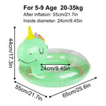 Anello Gonfiabile per Bambini – Anello a Forma di Dino per Divertimento Estivo e Attività in Piscina