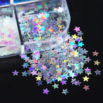 12 Colori di Paillettes a Stella – Paillettes Glitter in Scatola Lunga per DIY e Scrapbooking