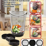Affettatrice e Tritatutto Manuale 3-in-1 - QuickSlice