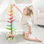 Albero di Biglie Arcobaleno - Giocattolo Montessori con Musica