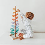 Albero di Biglie Arcobaleno - Giocattolo Montessori con Musica