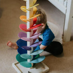 Albero di Biglie Arcobaleno - Giocattolo Montessori con Musica